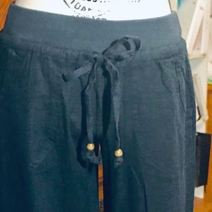 Love Tree Linen-Blend Pants